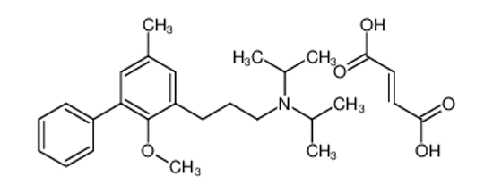 Picture of 2-Methoxy-5-methyl-N,N-bis(1-methylethyl)-3-phenylbenzenepropanamine fumarate