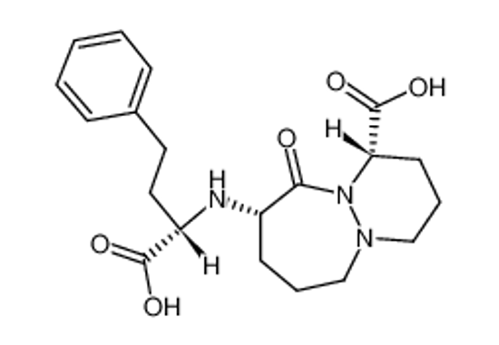 Изображение (4S,7S)-7-[[(1S)-1-carboxy-3-phenylpropyl]amino]-6-oxo-1,2,3,4,7,8,9,10-octahydropyridazino[1,2-a]diazepine-4-carboxylic acid