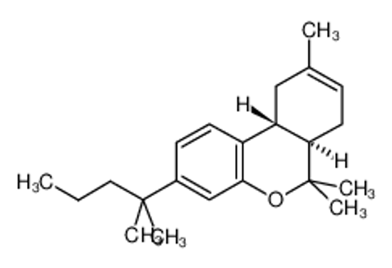 Picture of (6aR,10aR)-6,6,9-trimethyl-3-(2-methylpentan-2-yl)-6a,7,10,10a-tetrahydrobenzo[c]chromene