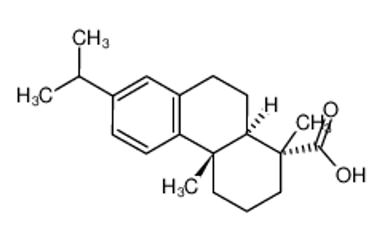 Picture of (1R,4aS,10aS)-1,4a-dimethyl-7-propan-2-yl-2,3,4,9,10,10a-hexahydrophenanthrene-1-carboxylic acid