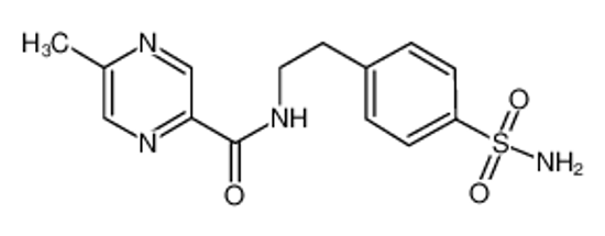 Picture of 4-[β-(5-Methylpyrazinyl-2-carboxamido)ethyl]benzene Sulfonamide
