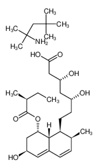 Picture of Pravastatin 1,1,3,3-tetramethylbutylamine