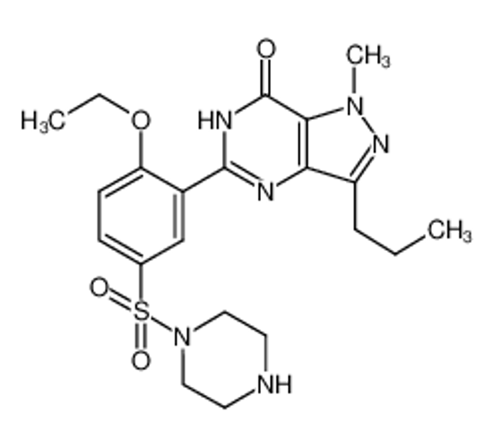 Picture of N-Desmethyl Sildenafil
