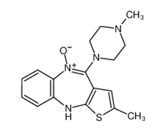 Imagem de 2-methyl-4-(4-methyl-4-oxidopiperazin-4-ium-1-yl)-5H-thieno[3,2-c][1,5]benzodiazepine