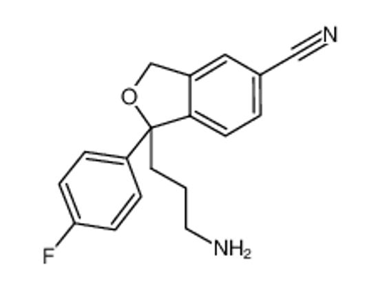 Picture of 1-(3-aminopropyl)-1-(4-fluorophenyl)-3H-2-benzofuran-5-carbonitrile