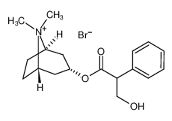 Imagem de (8,8-dimethyl-8-azoniabicyclo[3.2.1]octan-3-yl) 3-hydroxy-2-phenylpropanoate,bromide