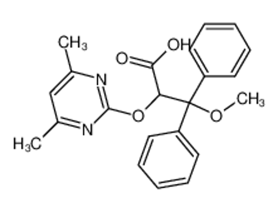 Picture of (2S)-2-(4,6-dimethylpyrimidin-2-yl)oxy-3-methoxy-3,3-diphenylpropanoic acid
