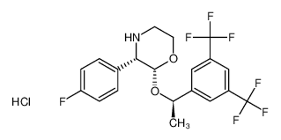 Picture of (2R,3S)-2-((R)-1-(3,5-Bis(trifluoromethyl)phenyl)ethoxy)-3-(4-fluorophenyl)morpholine hydrochloride