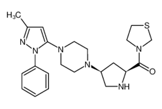 Изображение [(2S,4S)-4-[4-(5-methyl-2-phenylpyrazol-3-yl)piperazin-1-yl]pyrrolidin-2-yl]-(1,3-thiazolidin-3-yl)methanone