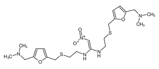 Picture of Dimethylaminomethylfurylmethylthioethyl Ranitidine