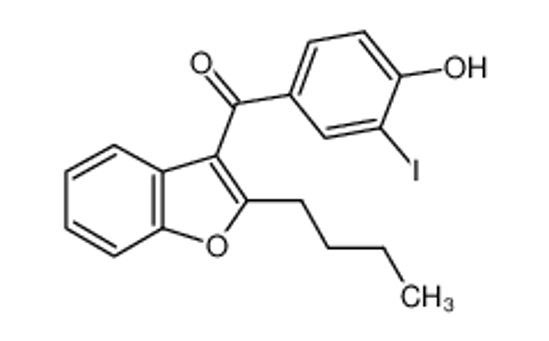 Picture of (2-butyl-1-benzofuran-3-yl)-(4-hydroxy-3-iodophenyl)methanone
