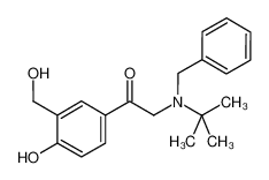 Picture of 2-[benzyl(tert-butyl)amino]-1-[4-hydroxy-3-(hydroxymethyl)phenyl]ethanone