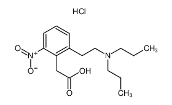 Picture of 2-(2-(2-(Dipropylamino)ethyl)-6-nitrophenyl)acetic acid hydrochloride