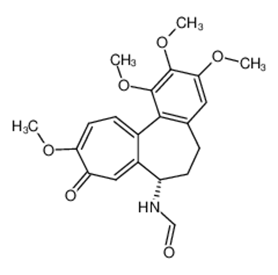 Picture of N-[(7S)-1,2,3,10-tetramethoxy-9-oxo-6,7-dihydro-5H-benzo[a]heptalen-7-yl]formamide