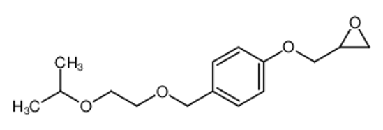 Picture of 2-[[4-(2-propan-2-yloxyethoxymethyl)phenoxy]methyl]oxirane