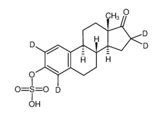 Picture of sodium,[(8R,9S,13S,14S)-2,4,16,16-tetradeuterio-13-methyl-17-oxo-6,7,8,9,11,12,14,15-octahydrocyclopenta[a]phenanthren-3-yl] sulfate