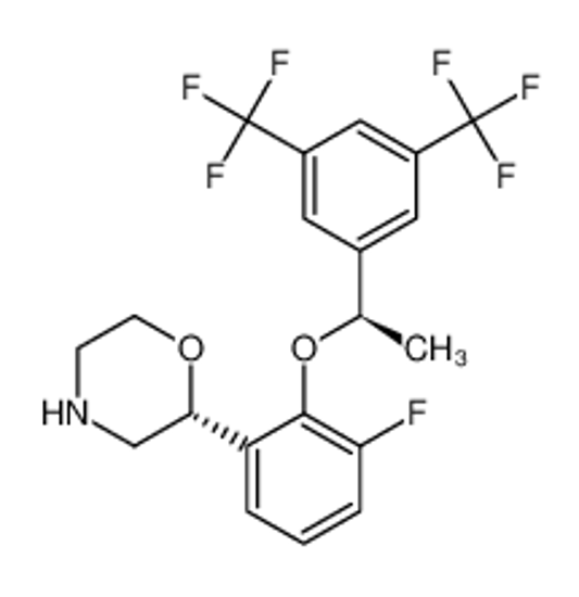 Picture of (2R,3S)-2-[(1R)-1-[3,5-bis(trifluoromethyl)phenyl]ethoxy]-3-(4-fluorophenyl)morpholine