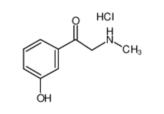 Picture of 1-(3-hydroxyphenyl)-2-(methylamino)ethanone,hydrochloride