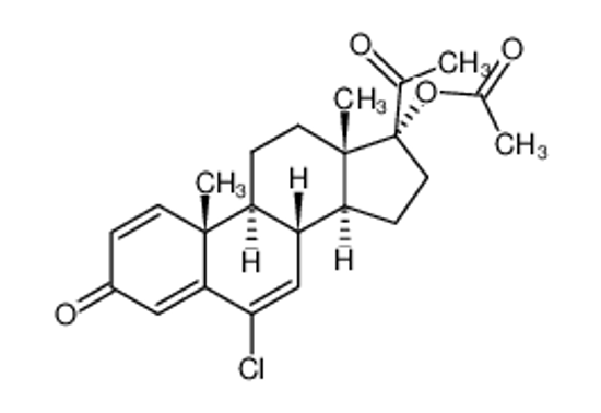 Imagem de [(8R,9S,10R,13S,14S,17R)-17-acetyl-6-chloro-10,13-dimethyl-3-oxo-9,11,12,14,15,16-hexahydro-8H-cyclopenta[a]phenanthren-17-yl] acetate