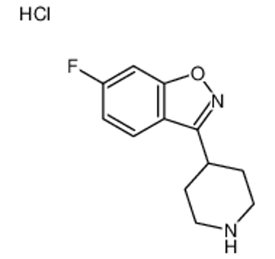 Picture of 6-Fluoro-3-(4-piperidinyl)-1,2-benzisoxazole hydrochloride