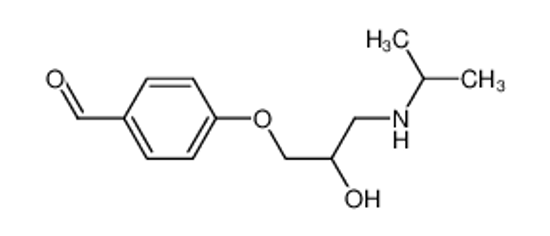 Picture of 4-[2-hydroxy-3-(propan-2-ylamino)propoxy]benzaldehyde