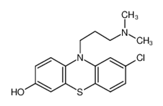 Picture of 8-chloro-10-[3-(dimethylamino)propyl]phenothiazin-3-ol
