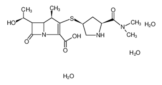 Picture of meropenem trihydrate