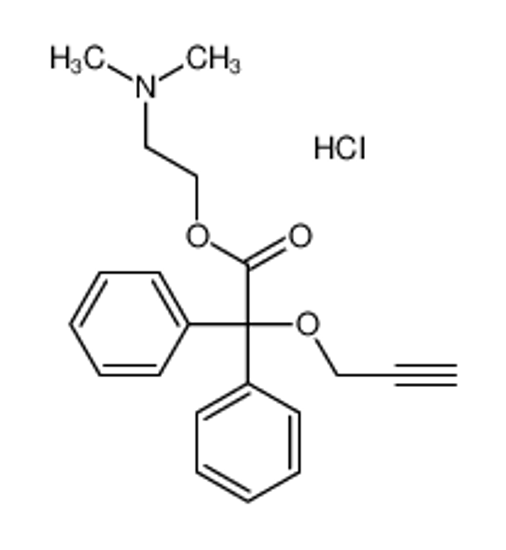 Picture of 2-(2,2-diphenyl-2-prop-2-ynoxyacetyl)oxyethyl-dimethylazanium,chloride