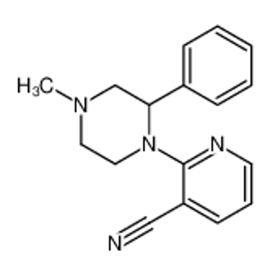 Picture of 1-(3-Cyano-2-pyridyl)-4-methyl-2-phenylpiperazine