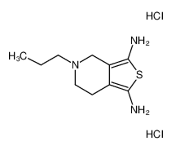 Picture of (6R)-6-N-propyl-4,5,6,7-tetrahydro-1,3-benzothiazole-2,6-diamine