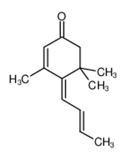 Imagem de 4-(But-2-en-1-ylidene)-3,5,5-trimethylcyclohex-2-enone