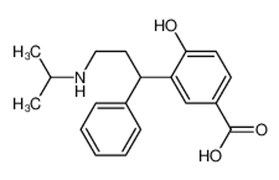 Изображение 4-hydroxy-3-[1-phenyl-3-(propan-2-ylamino)propyl]benzoic acid