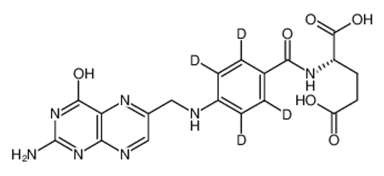 Picture of (2S)-2-[[4-[(2-amino-4-oxo-1H-pteridin-6-yl)methylamino]-2,3,5,6-tetradeuteriobenzoyl]amino]pentanedioic acid
