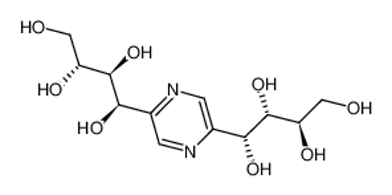 Picture of (1R,2S,3R)-1-[5-[(1R,2S,3R)-1,2,3,4-tetrahydroxybutyl]pyrazin-2-yl]butane-1,2,3,4-tetrol