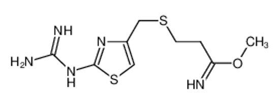 Picture of methyl 3-[[2-(diaminomethylideneamino)-1,3-thiazol-4-yl]methylsulfanyl]propanimidate