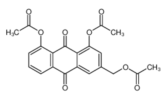 Picture of (4,5-diacetyloxy-9,10-dioxoanthracen-2-yl)methyl acetate