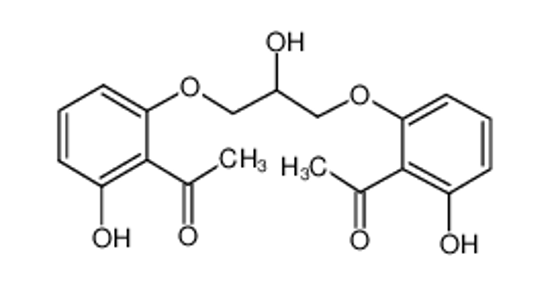 Picture of 1,1'-(((2-Hydroxypropane-1,3-diyl)bis(oxy))bis(2-hydroxy-6,1-phenylene))diethanone