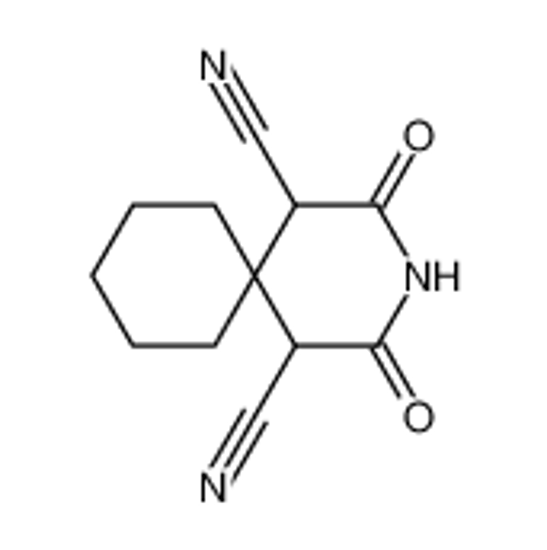 Picture of 2,4-dioxo-3-azaspiro[5.5]undecane-1,5-dicarbonitrile