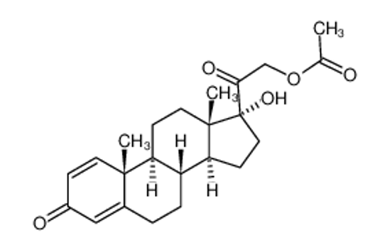 Picture of [2-[(8R,9S,10R,13S,14S,17R)-17-hydroxy-10,13-dimethyl-3-oxo-7,8,9,11,12,14,15,16-octahydro-6H-cyclopenta[a]phenanthren-17-yl]-2-oxoethyl] acetate