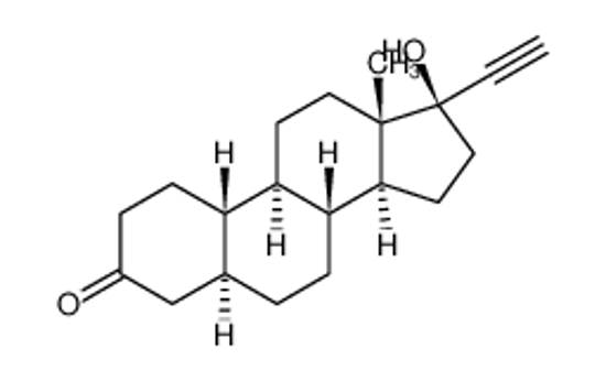 Изображение (5S,8R,9R,10S,13S,14S,17R)-17-ethynyl-17-hydroxy-13-methyl-1,2,4,5,6,7,8,9,10,11,12,14,15,16-tetradecahydrocyclopenta[a]phenanthren-3-one
