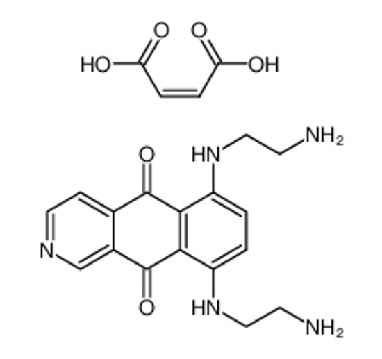 Picture of Benz[g]isoquinoline-5,10-dione, 6,9-bis[(2-aminoethyl)amino]-, (2Z)-2-butenedioate (1_2)