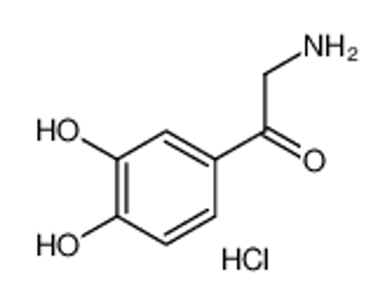 Picture of 2-amino-1-(3,4-dihydroxyphenyl)ethanone,hydrochloride