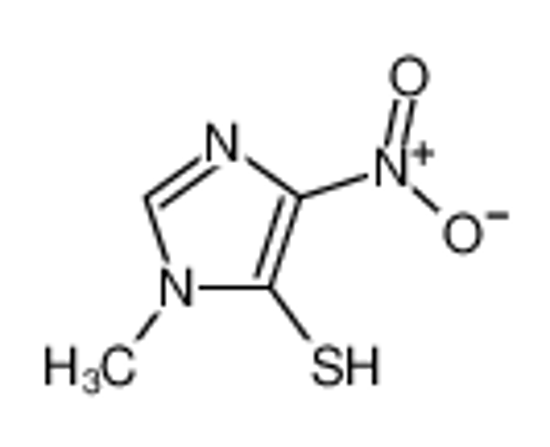 Picture of 3-methyl-5-nitroimidazole-4-thiol