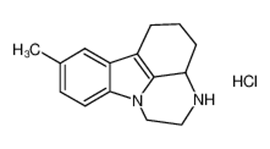Picture of 8-Methyl-2,3,3a,4,5,6-hexahydro-1H-pyrazino-[3,2,1-jk]carbazole hydrochloride