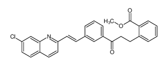 Picture of Methyl 2-(3-(3-(2-(7-chloroquinolin-2-yl)vinyl)phenyl)-3-oxopropyl)benzoate