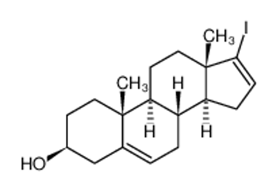 Picture of (3S,8R,9S,10R,13S,14S)-17-iodo-10,13-dimethyl-2,3,4,7,8,9,11,12,14,15-decahydro-1H-cyclopenta[a]phenanthren-3-ol