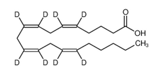 Picture of 5,6,8,9,11,12,14,15-octadeuterioicosa-5,8,11,14-tetraenoic acid