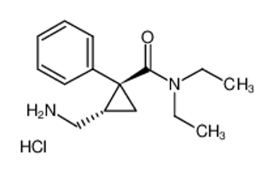 Picture of (1R,2R)-2-(Aminomethyl)-N,N-diethyl-1-phenylcyclopropanecarboxamide hydrochloride