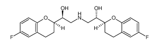 Picture of (1S)-1-[(2S)-6-fluoro-3,4-dihydro-2H-chromen-2-yl]-2-[[(2S)-2-[(2S)-6-fluoro-3,4-dihydro-2H-chromen-2-yl]-2-hydroxyethyl]amino]ethanol