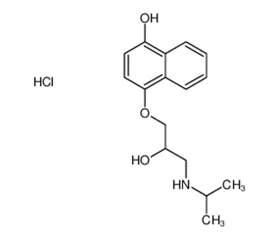 Picture of rac-4-Hydroxy Propranolol Hydrochloride